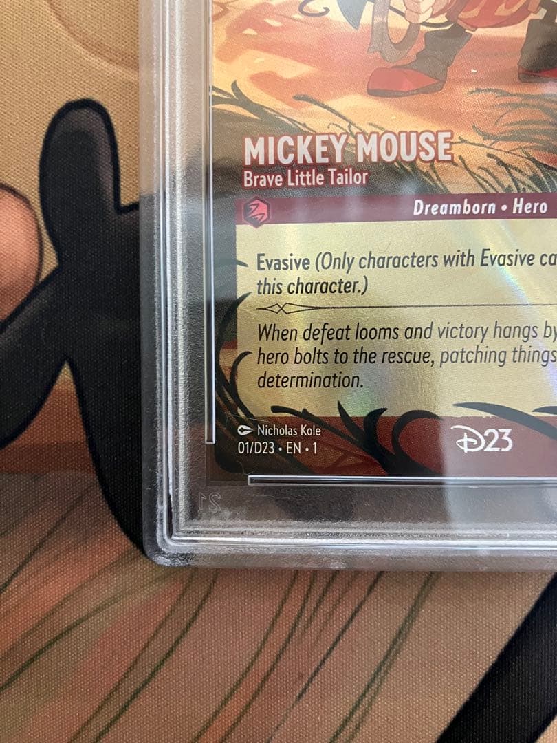 Disney ロルカナ ミッキー D23 限定 プロモPSA10 ディズニー