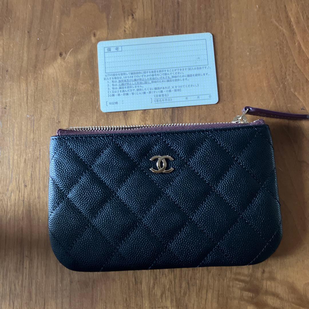 超レア！！キャビアスキン　CHANEL ポーチ　カードケース