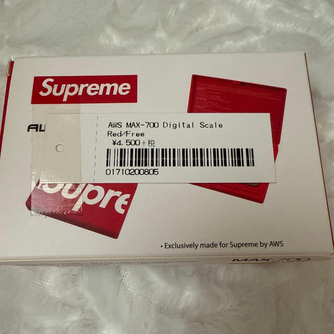 Supreme AWS MAX-700 デジタルスケール レッド