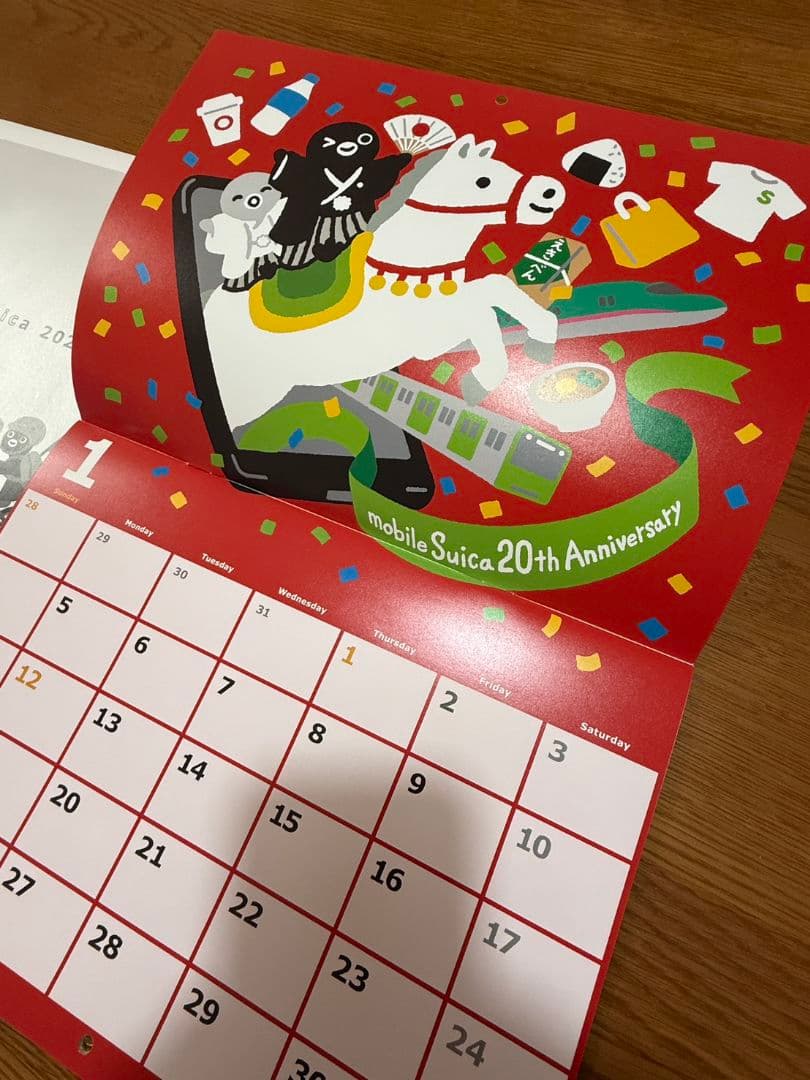 a*☆様 Suica 2026 2025 2024スイカペンギン壁掛けカレンダー