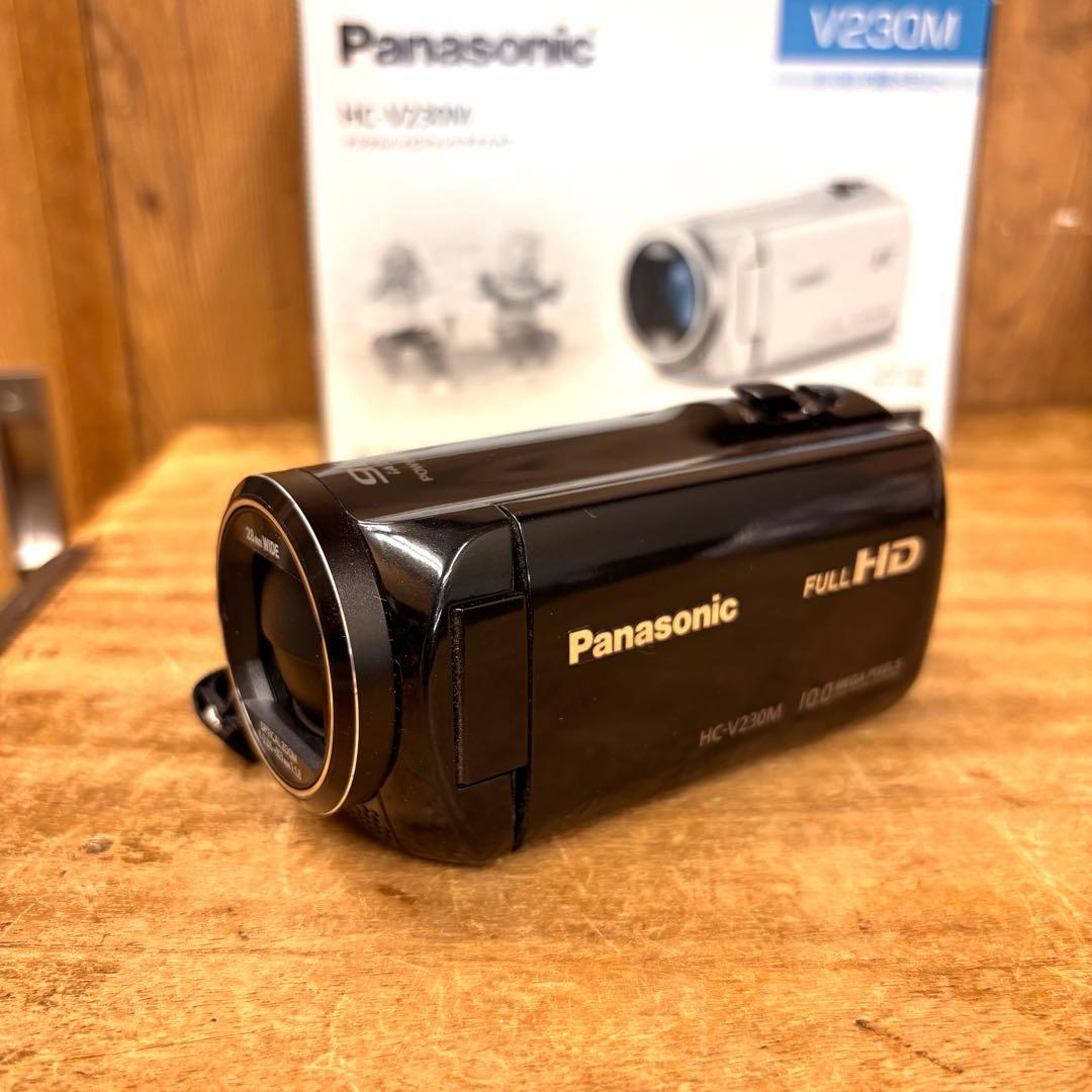 美品❗️Panasonic HC-V230M デジタルハイビジョンビデオカメラ