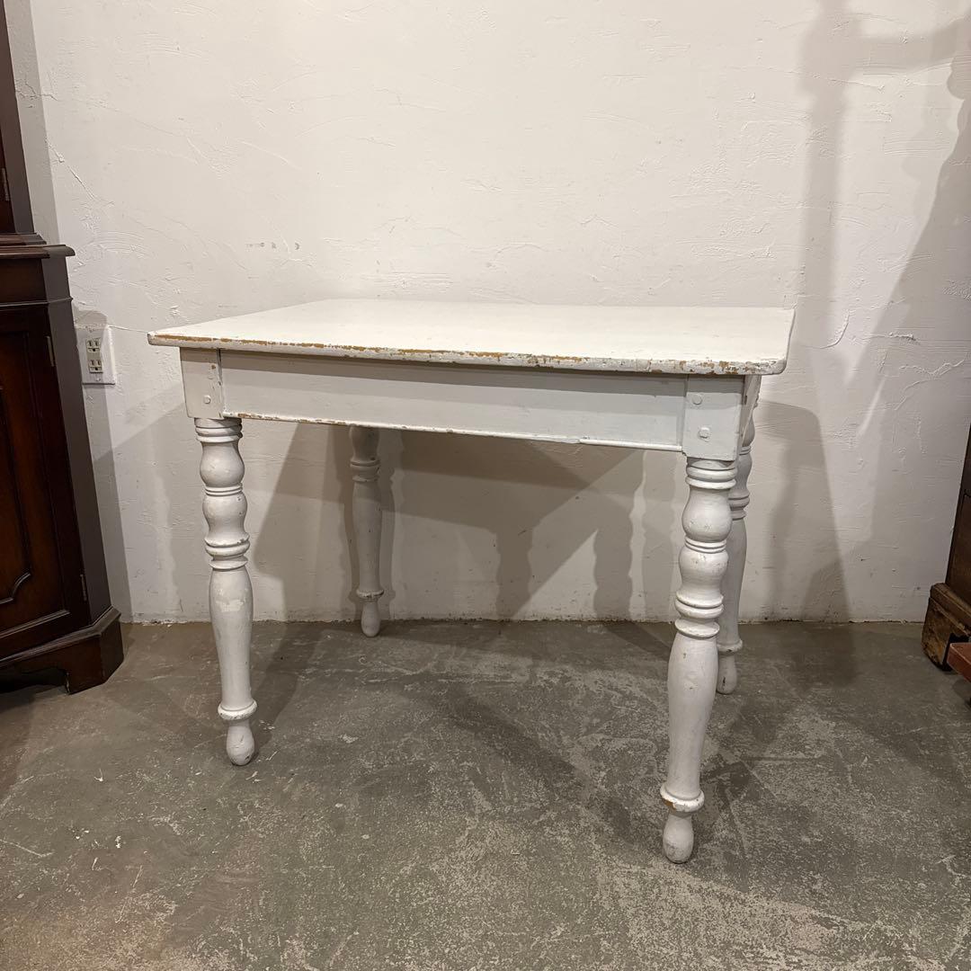 ヴィンテージ　木製デスク　サイドテーブル　作業台