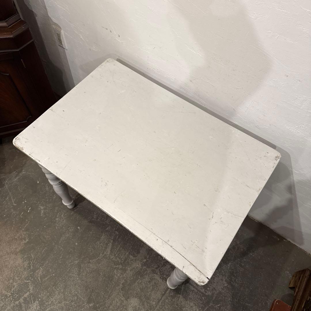 ヴィンテージ　木製デスク　サイドテーブル　作業台