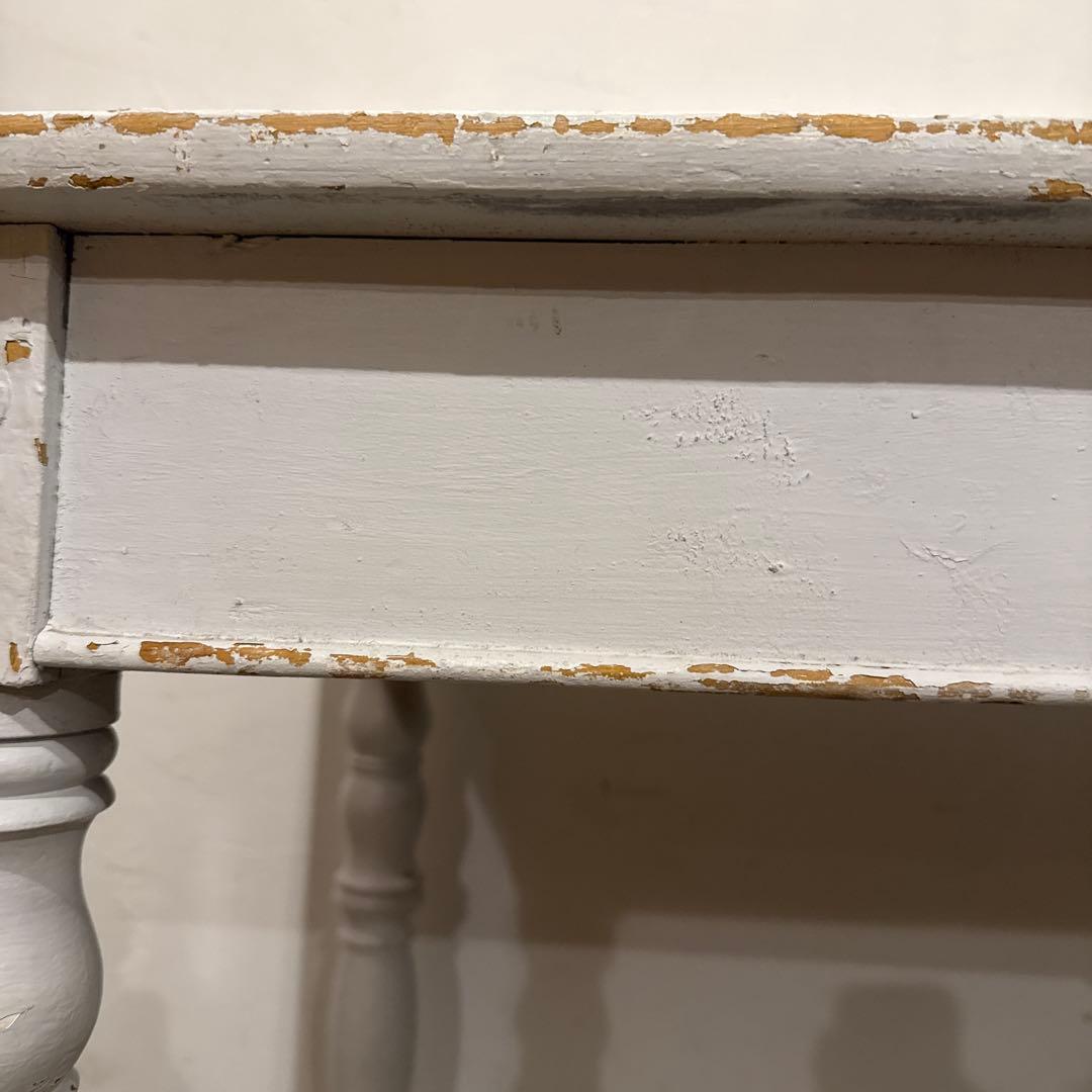 ヴィンテージ　木製デスク　サイドテーブル　作業台