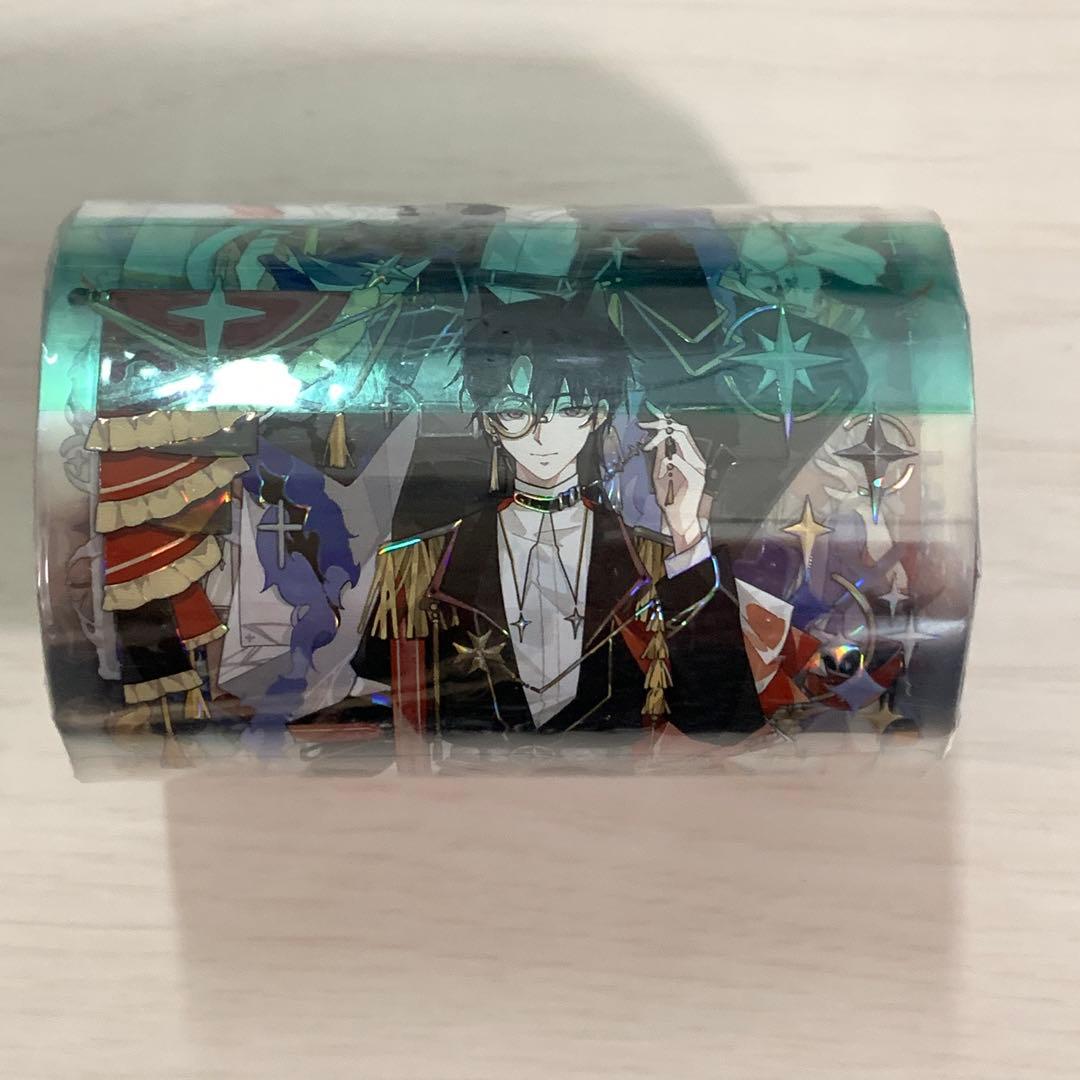 M1285.一木一横 暗影骑士 マスキングテープ 贝壳光PET