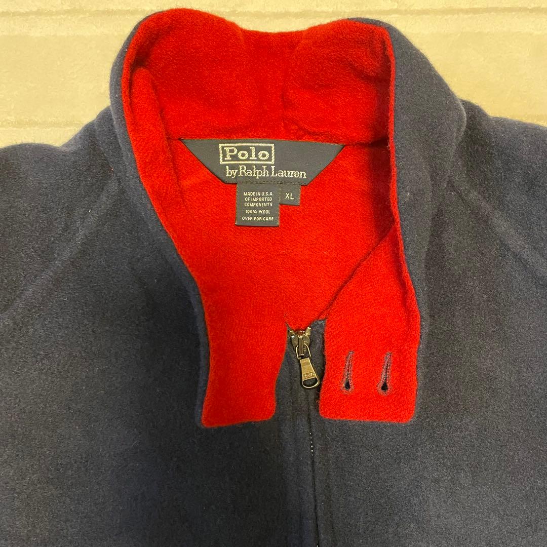 Ralph Lauren ポニー無し ウールジャケット スイングトップ USA製