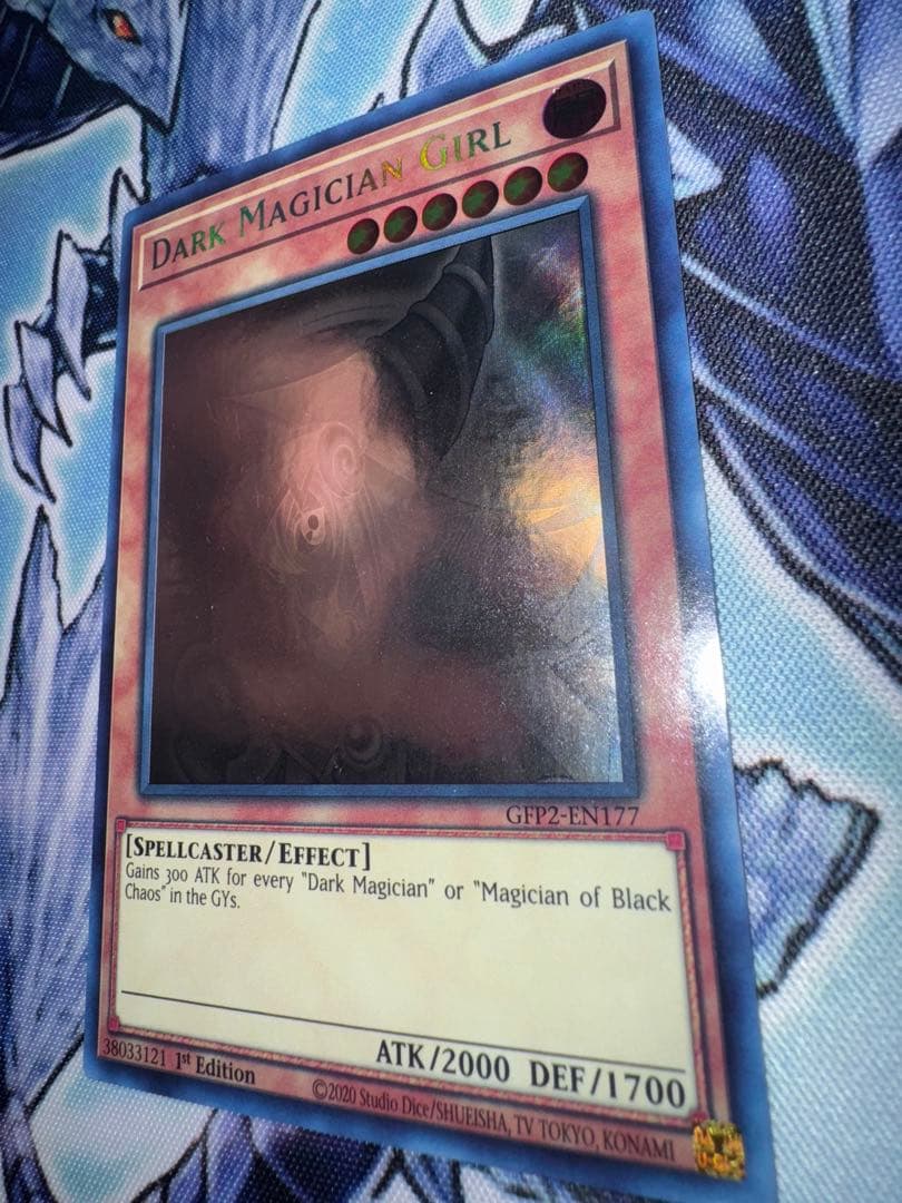 遊戯王　英語版　米　ブラックマジシャンガール　ゴースト　ホログラフィック　ホロ