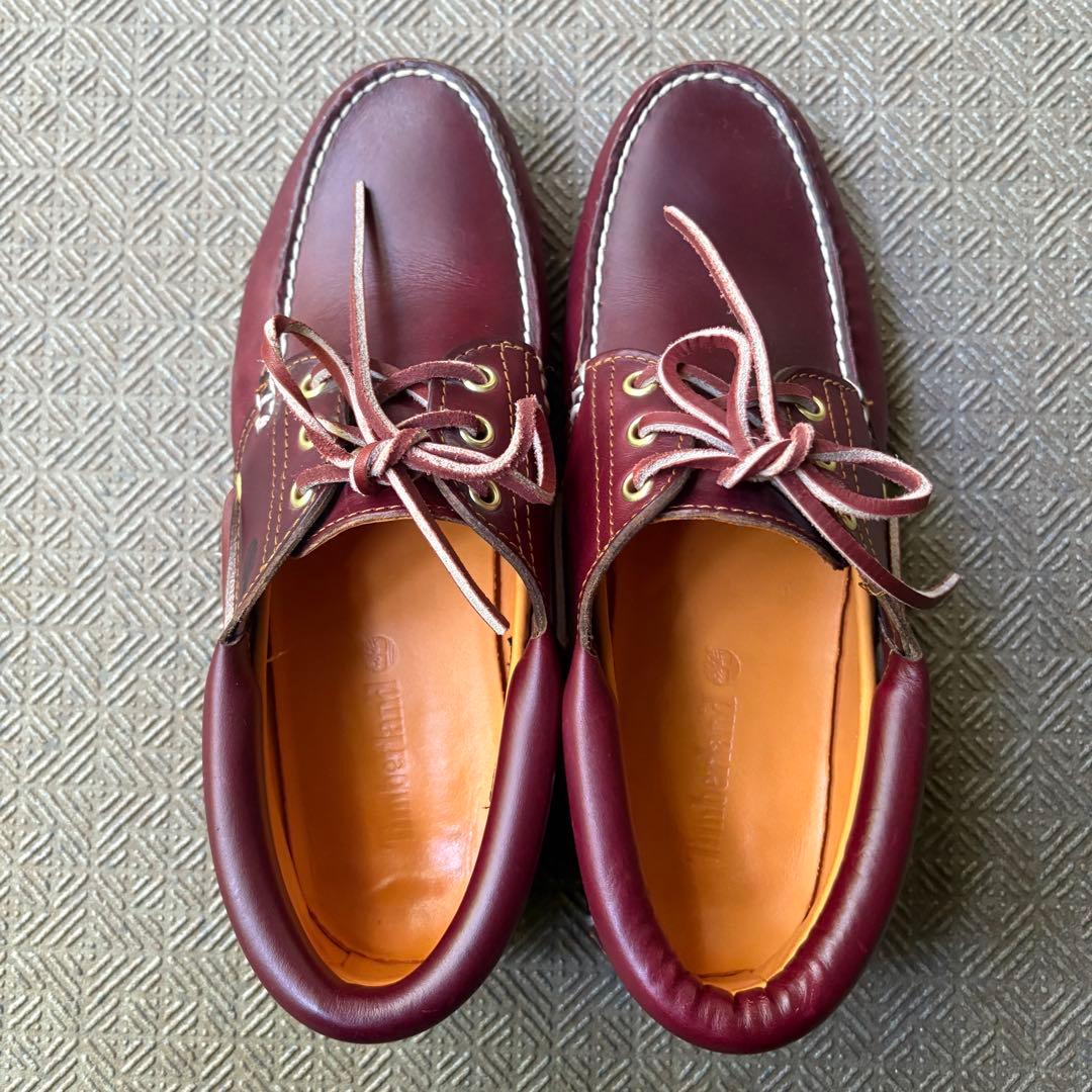 ティンバーランド スリーアイ クラシックラグ バーガンディー 25.5cm