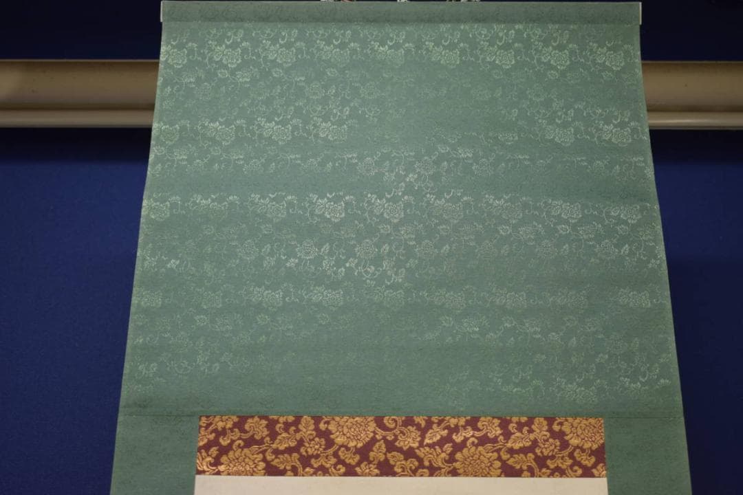 真作/川上孤山/妙心寺/塔頭春光院住職/達磨画賛/布袋屋掛軸HI-696