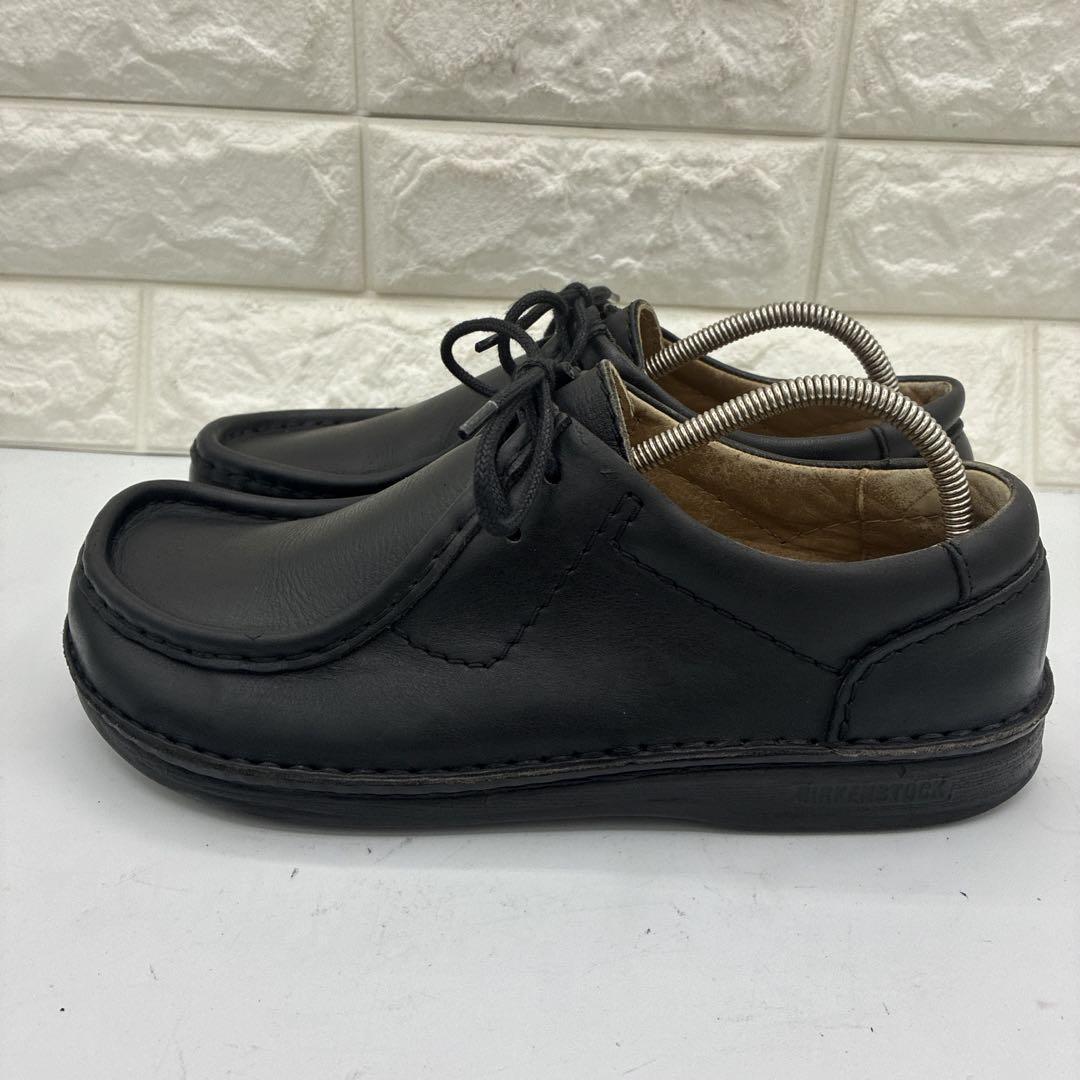 【良品】ビルケンシュトック パサデナ 41 チロリアン レザーシューズ ブラック