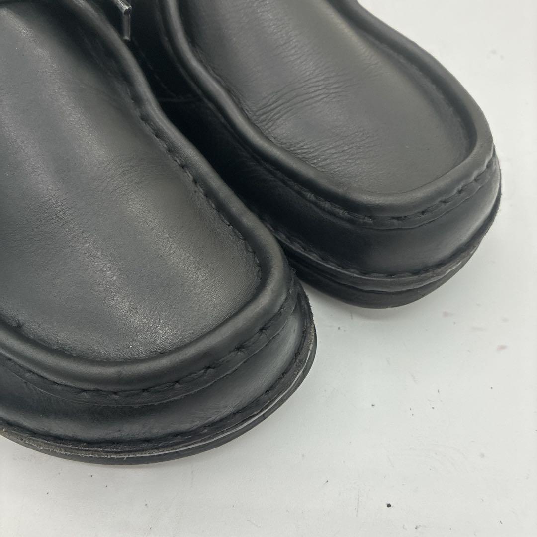 【良品】ビルケンシュトック パサデナ 41 チロリアン レザーシューズ ブラック