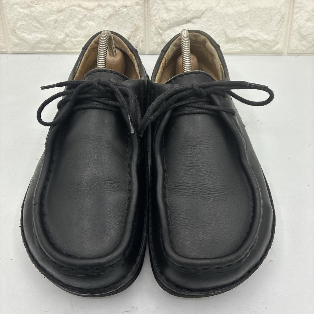 【良品】ビルケンシュトック パサデナ 41 チロリアン レザーシューズ ブラック