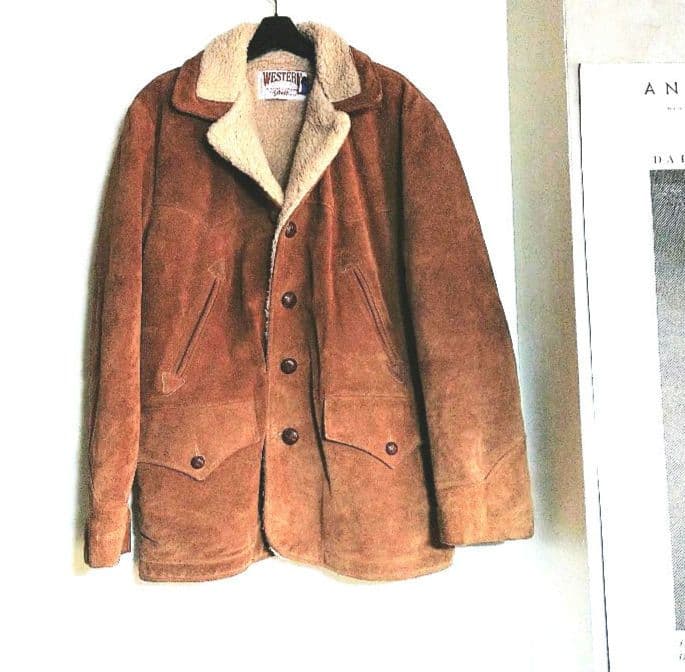 ✨✰schott✰ボアスエードジャケット《42インチ》USED美品✨