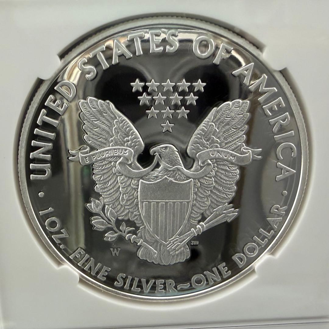 イーグル 銀貨 2010年 NGC PF70 プルーフ 最高鑑定 純銀 1オンス