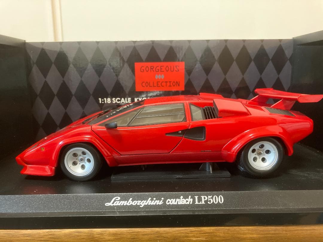 1/18 京商 ランボルギーニ カウンタック LP500 赤 1:18 良品