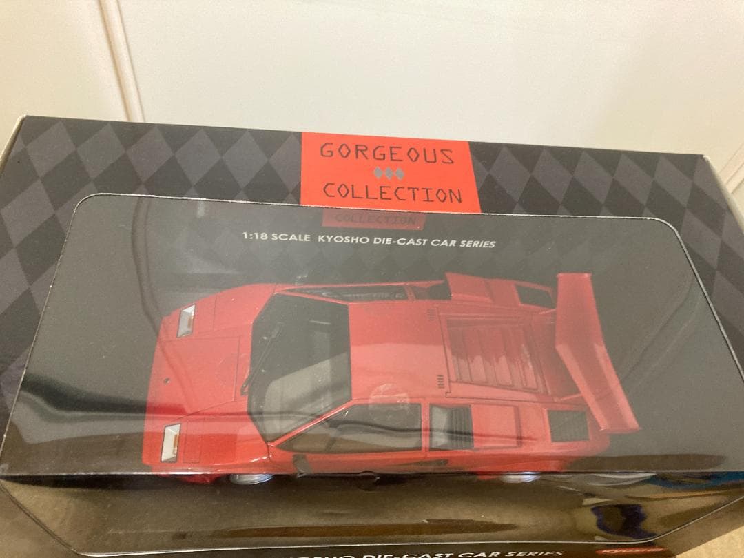 1/18 京商 ランボルギーニ カウンタック LP500 赤 1:18 良品