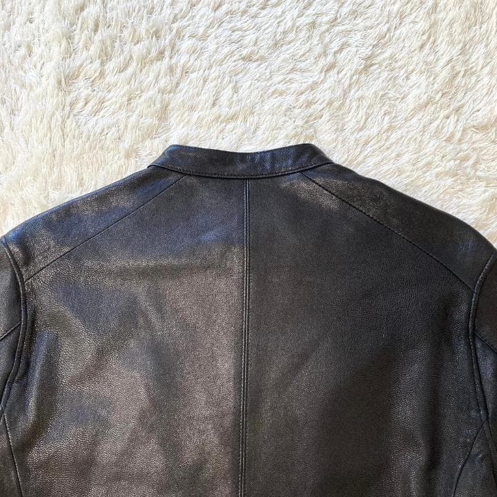 【XLサイズ】ビューティー&ユース ユナイテッドアローズ】レザージャケット・黒