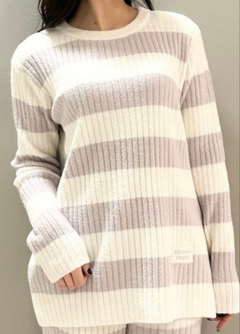 新品　ジェラートピケ　リブボーダー　セット