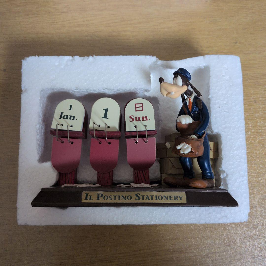 東京ディズニーシー イルポスティーノ グーフィー 万年カレンダー　箱付き