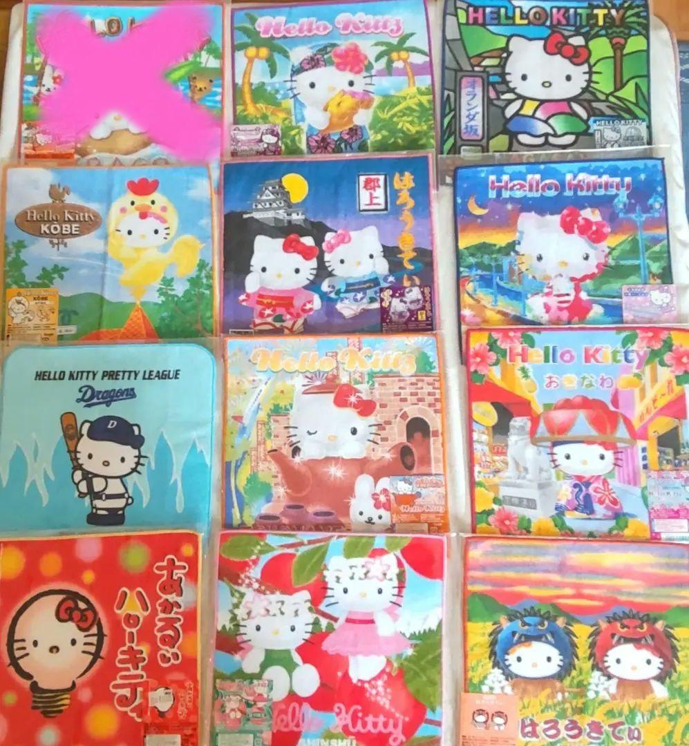 ハローキティ ご当地タオルなど143枚セット