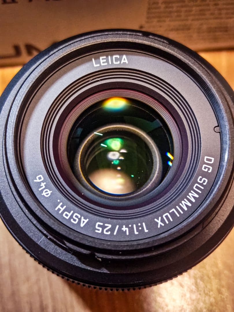 パナライカLEICA DG SUMMILUX 25mm F1.4 H-XA025