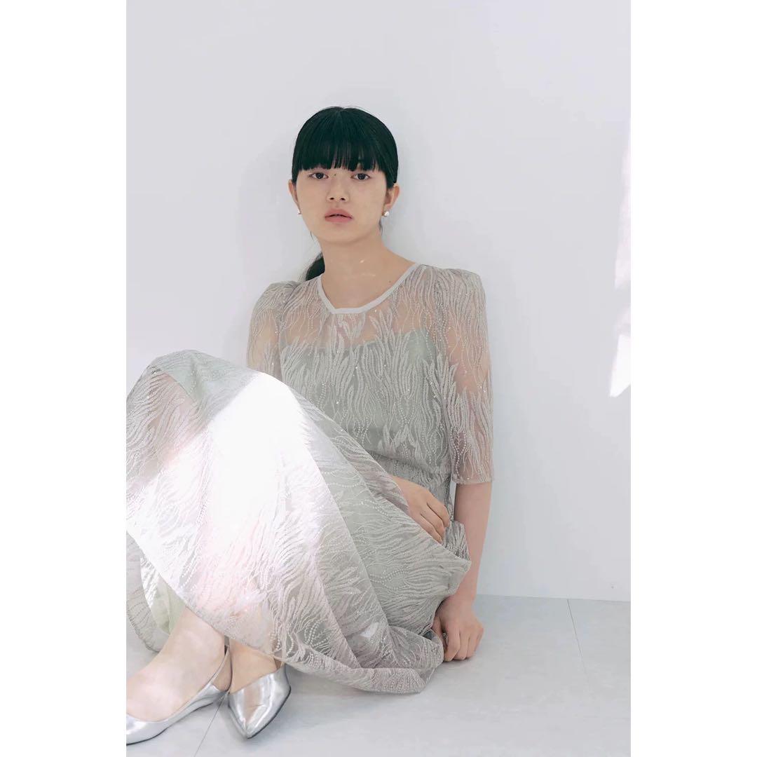 【新品即発送】kaeneスパンコールアネモネドレス