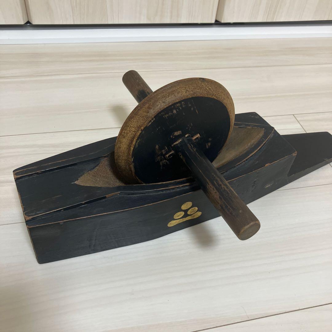 薬研 木製 古道具 アンティーク