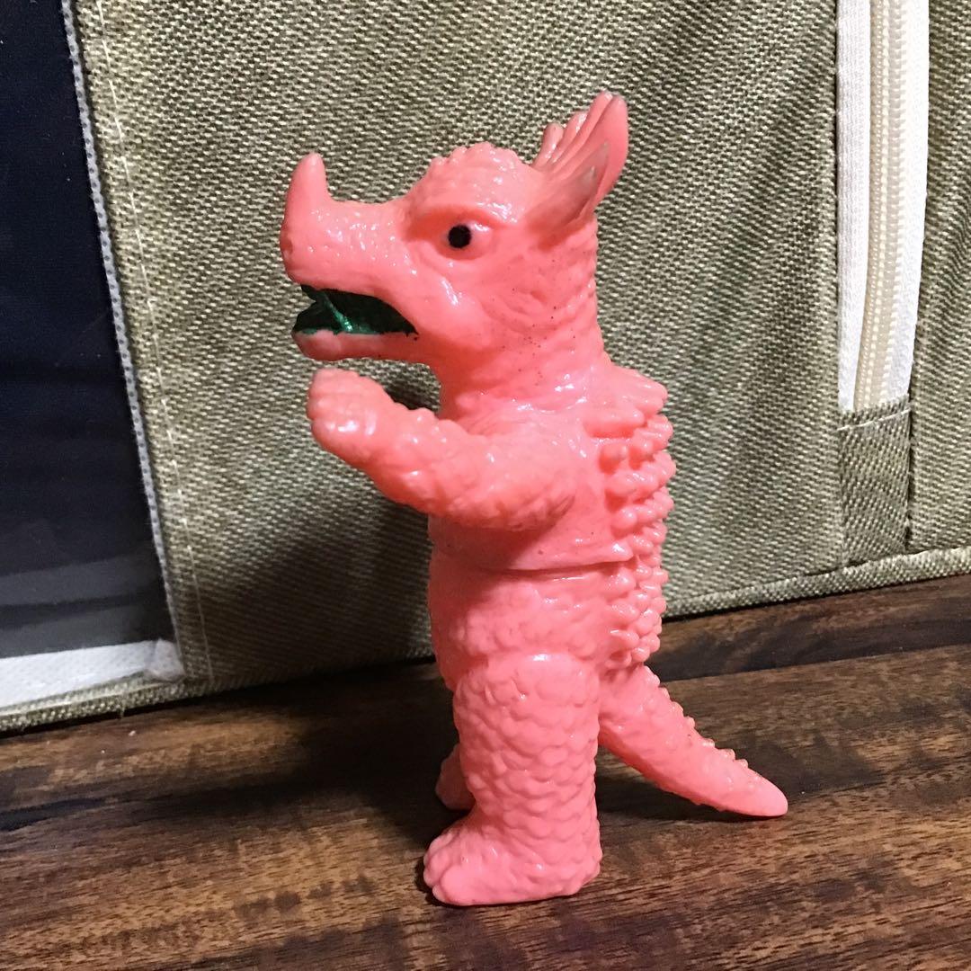 ブルマァク ピンク成形色　ミニアンギラス　ソフビ　現状現品渡し　プロフ必読