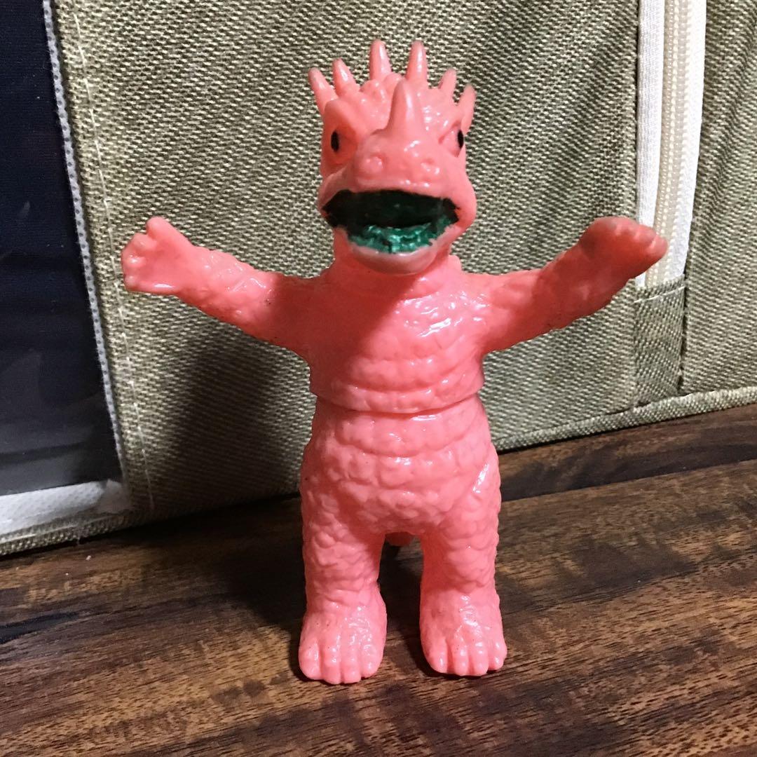 ブルマァク ピンク成形色　ミニアンギラス　ソフビ　現状現品渡し　プロフ必読