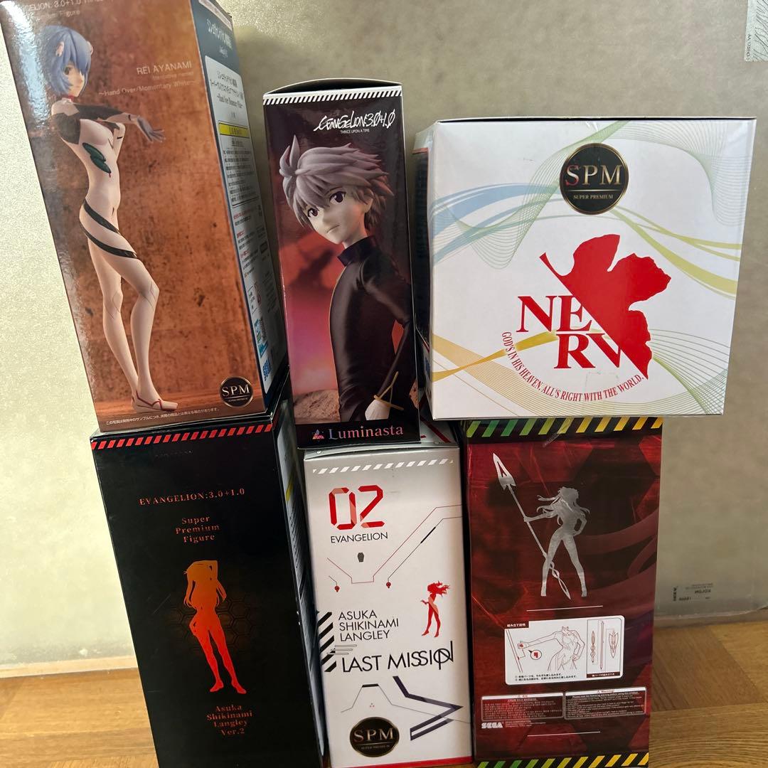 エヴァンゲリオン新劇場版 フィギュア6体セットまとめ売り