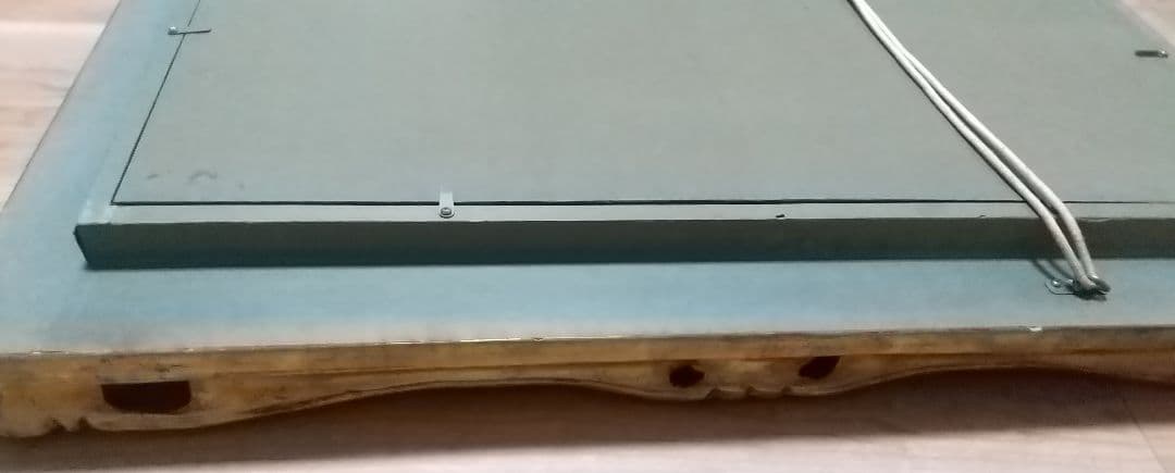 油絵用　アンティーク風　額縁　ガラス製パネル　金　ゴールド　豪華