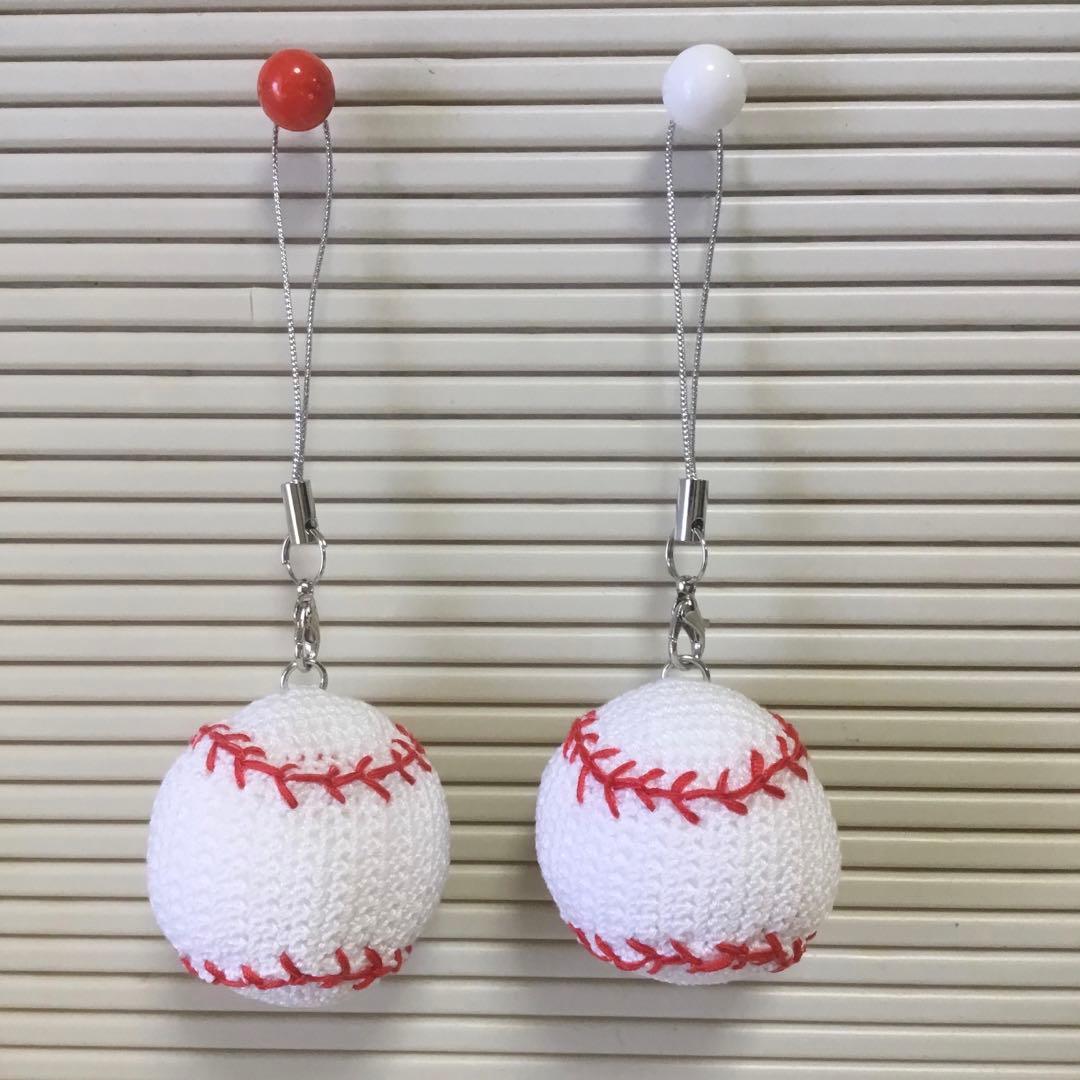 【専用】野球ボール　あみぐるみ　ストラップつき　28個