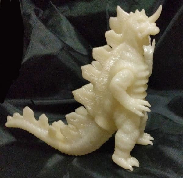 マルサン キングゴドラス 蓄光 未塗装 ソフビ ソフトビニール人形