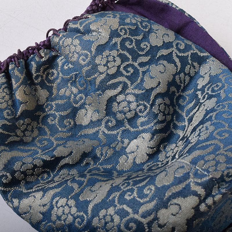 茶道具　膳所焼　陽炎園造　淡海ぜぜ　茶入　仕覆付　時代箱　V　8210