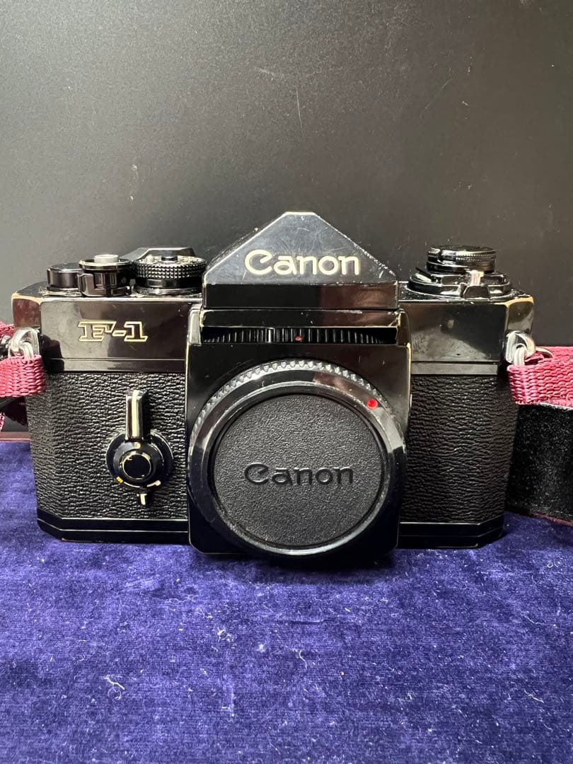 CANON F-1 ブラック フィルムカメラ 簡易動作確認済み
