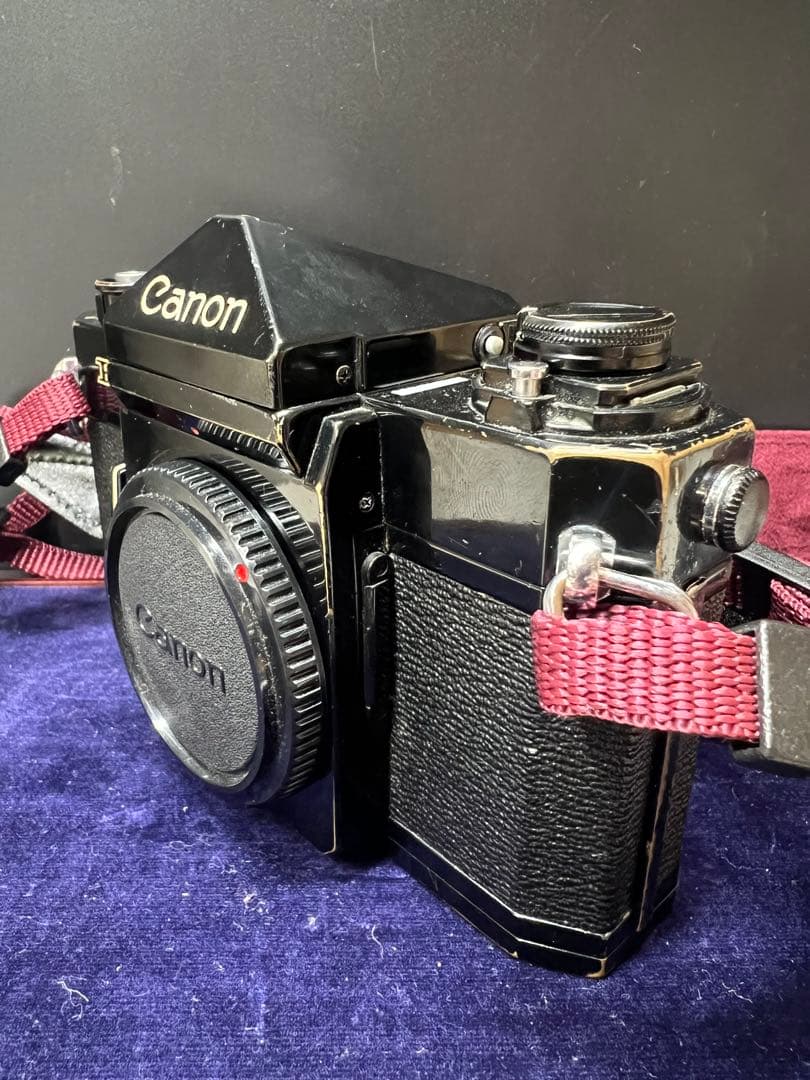 CANON F-1 ブラック フィルムカメラ 簡易動作確認済み