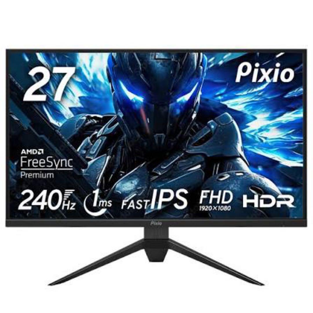 PixioPX279P 27インチ FHD 240Hz ゲーミングモニタ