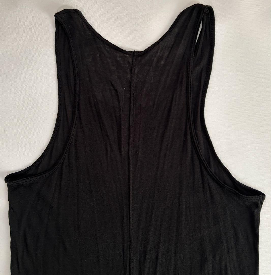 rick owens リックオウエンス ノースリーブ カットソー タンクトップ黒