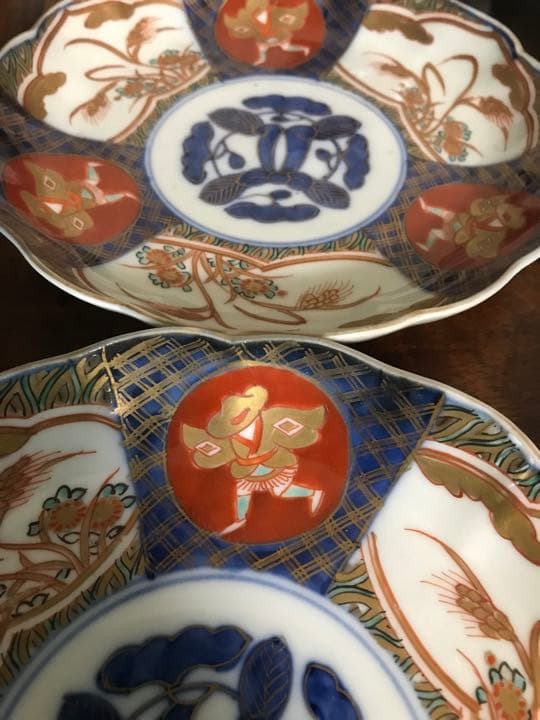 【古伊万里色絵中皿】