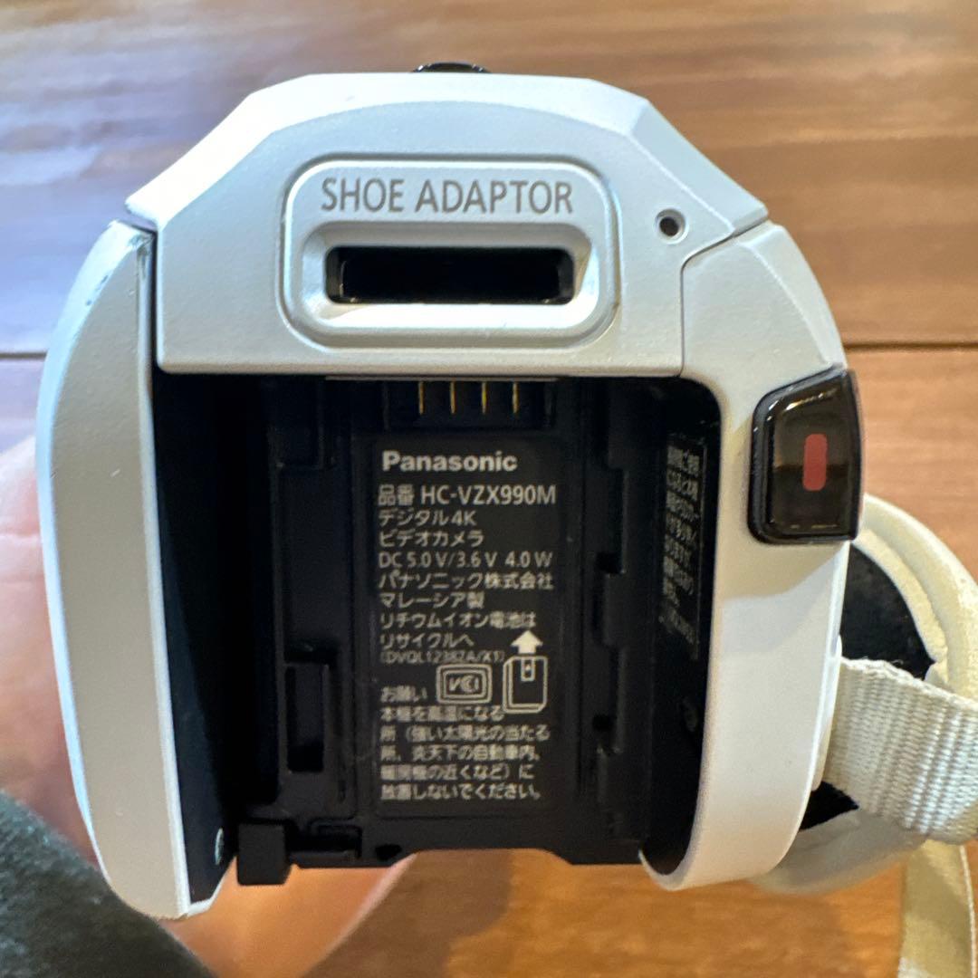 Panasonic 4K ビデオカメラ 25倍ズーム　HC_VZX990M