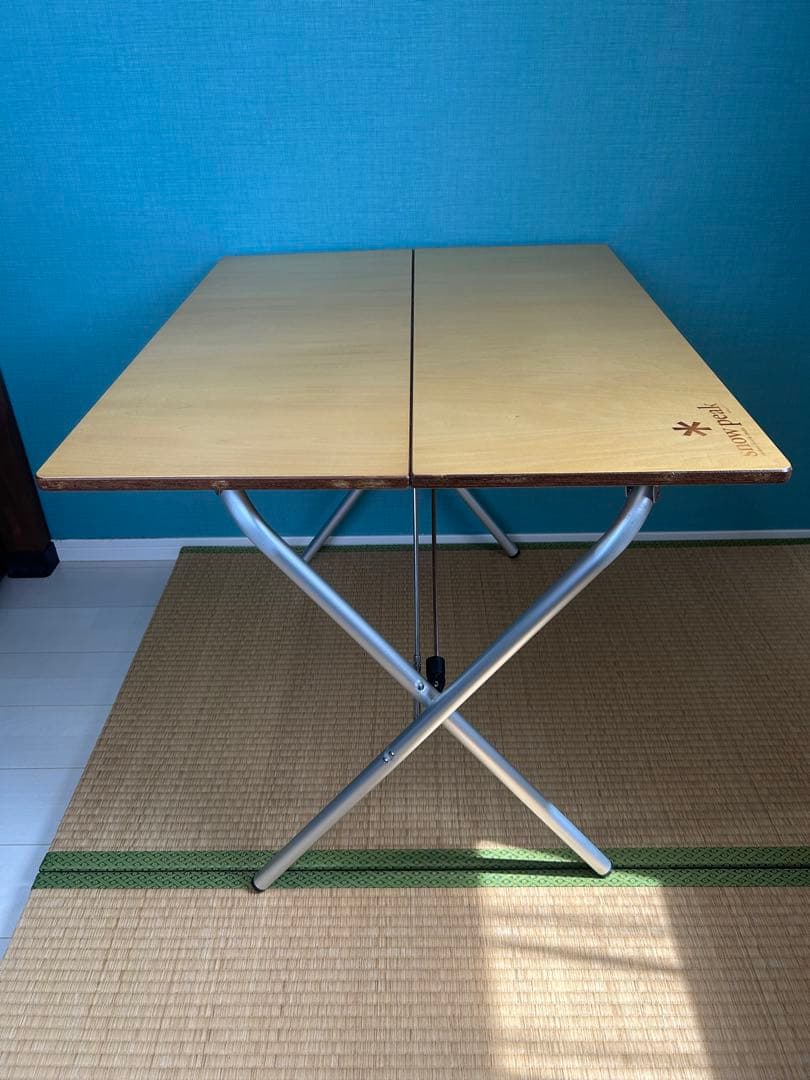 スノーピーク　ワンアクションテーブル　廃盤シナベニア天板