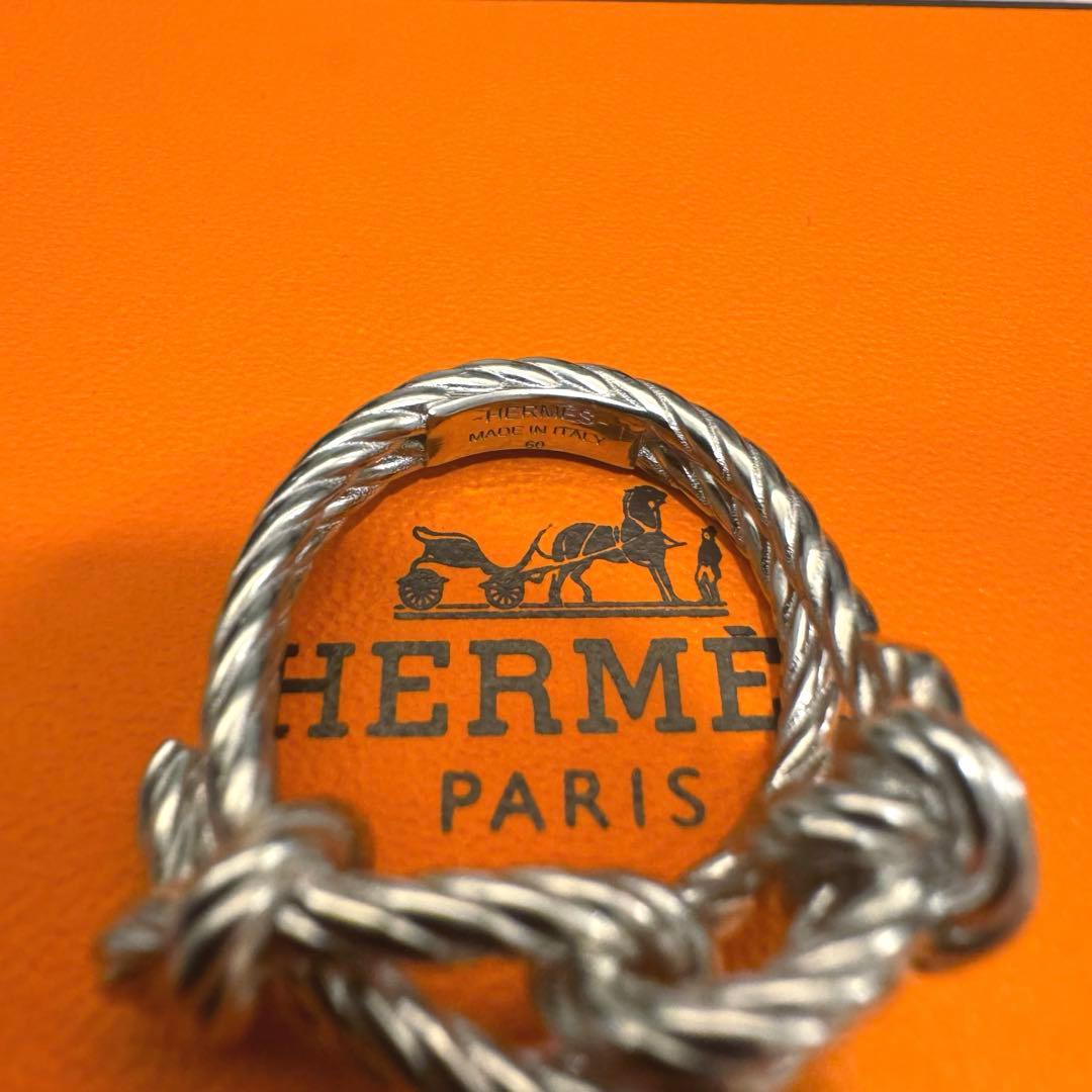 超希少 HERMES Cordage リング ヴィンテージ 60サイズ メンズ