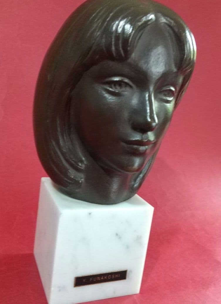 舟越保武 ブロンズ 彫刻 K嬢 Y. FUNAKOSHI