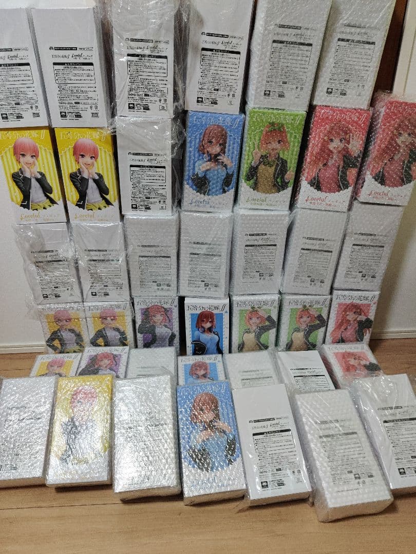 五等分の花嫁フィギュア 60個↑まとめ売り！オマケ付き