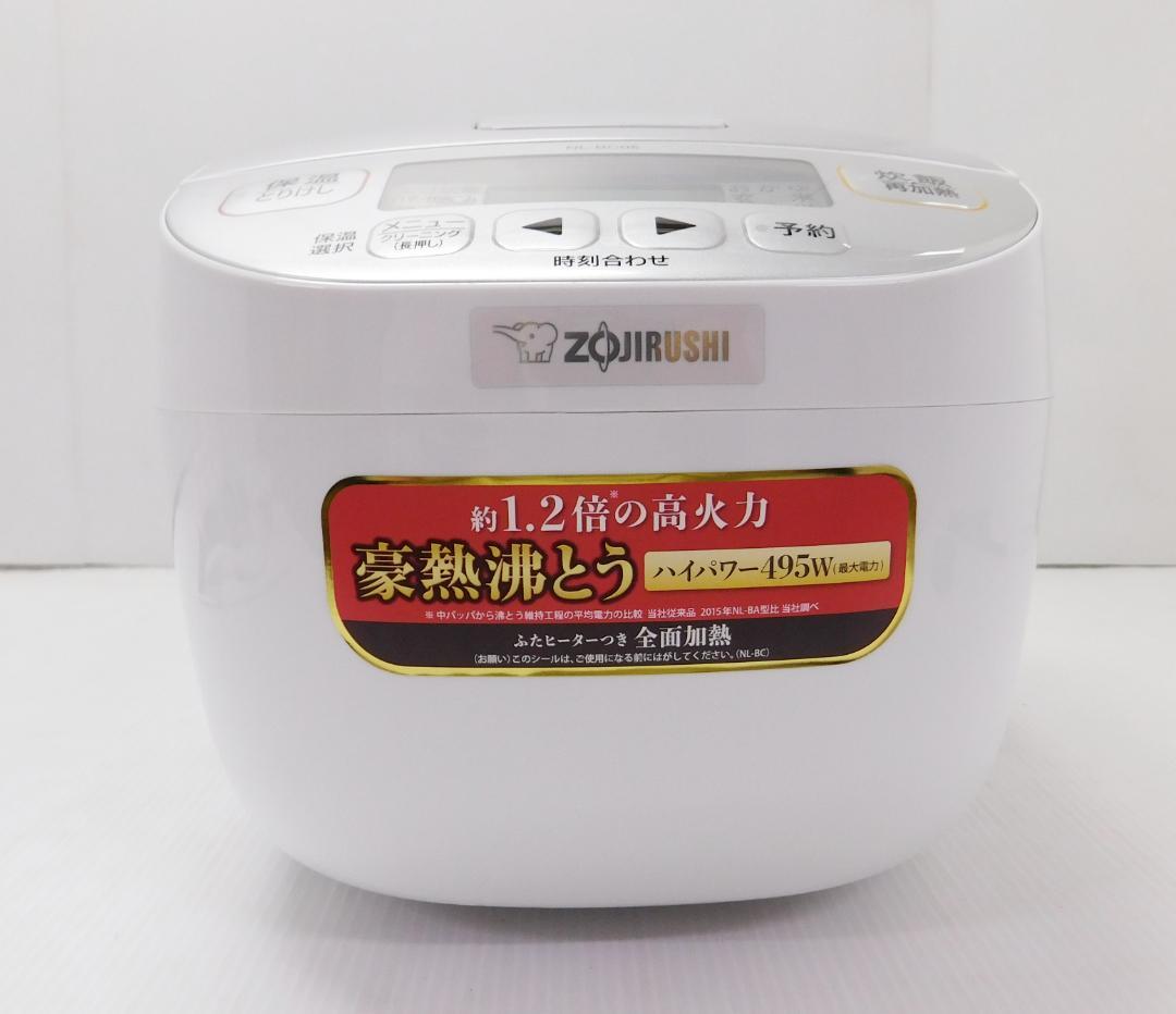 象印 炊飯ジャー NL-BC05-WA 極め炊き 3合炊き 19年製 炊飯器