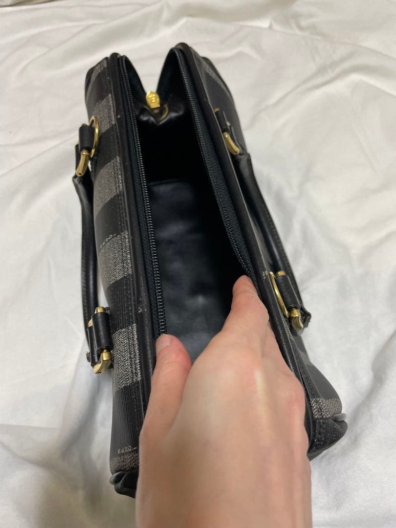 Fendi ストライプ ハンドバッグ