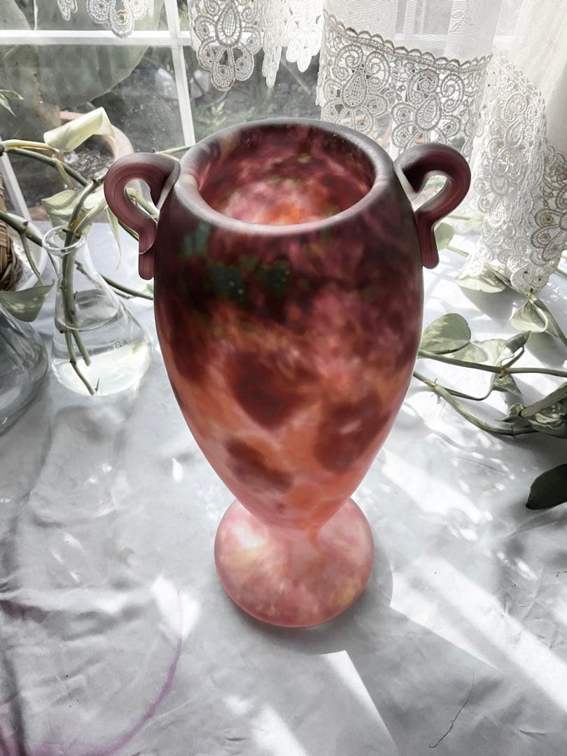 稀少作品！シュナイダー兄弟「ヴィトリフィカシオン彩の花瓶」