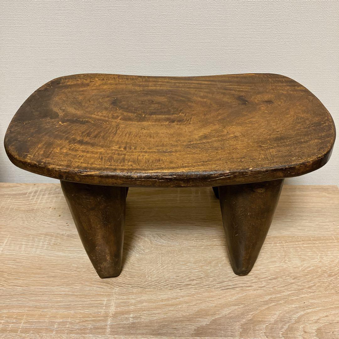 アンティーク家具　セヌフォ族　スツール