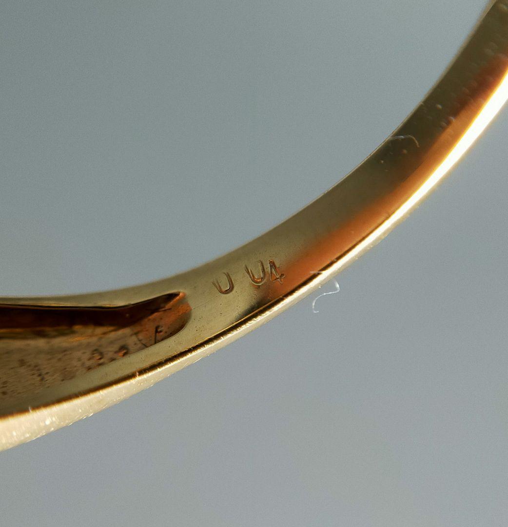 K18 18金 一粒 ルビーリング 指輪 12号 ダイヤモンド