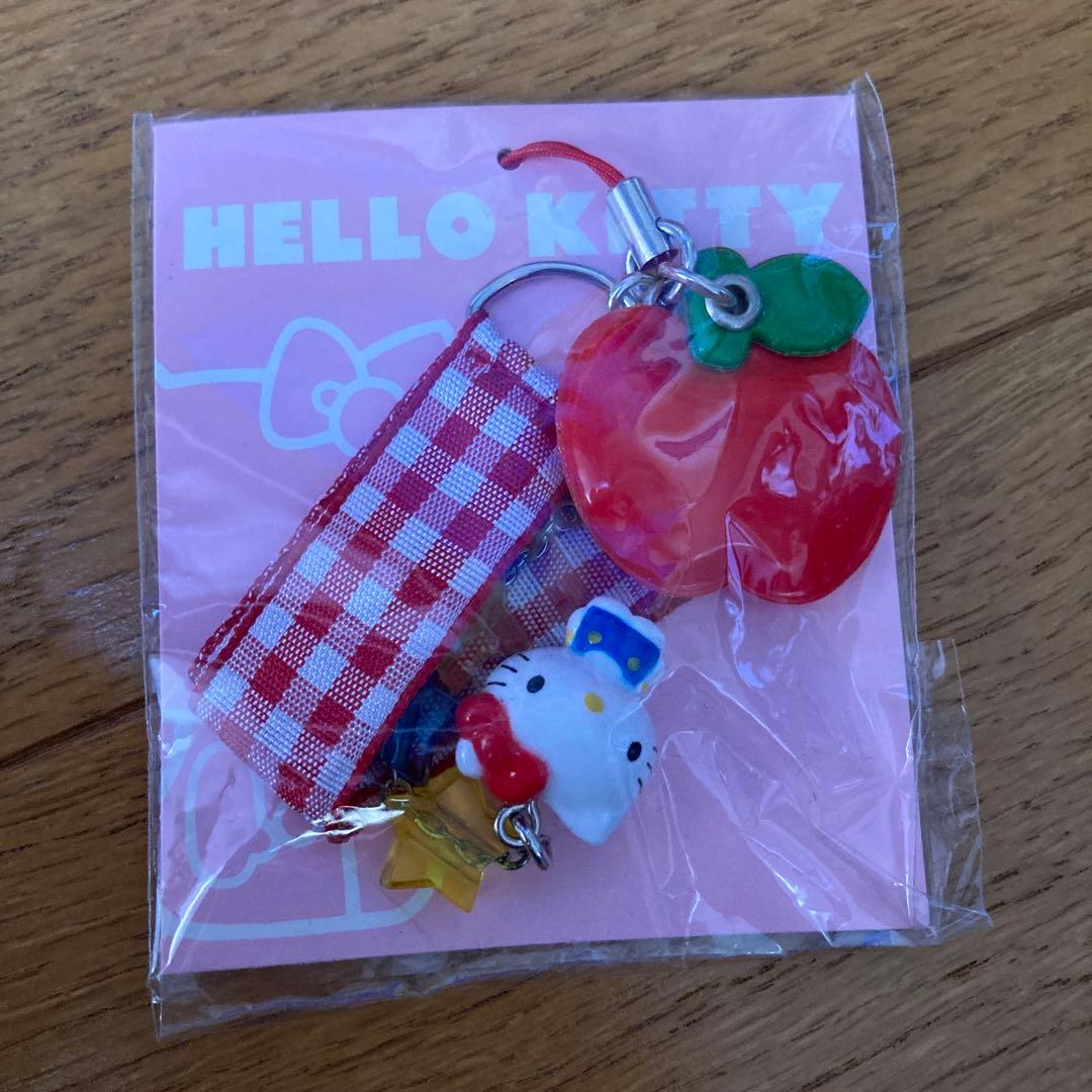 【レア　非売品　平成レトロ】ハローキティ　ストラップ